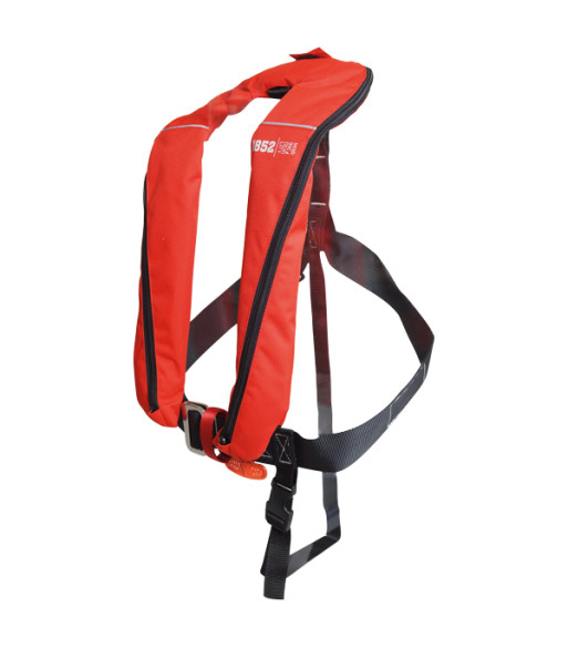 1852 Aero plus vest ISO 165N m/harness, Rød