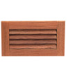 Roca ventilationsrist teak 16x20,5cm