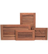 Roca ventilationsrist teak 13x26cm