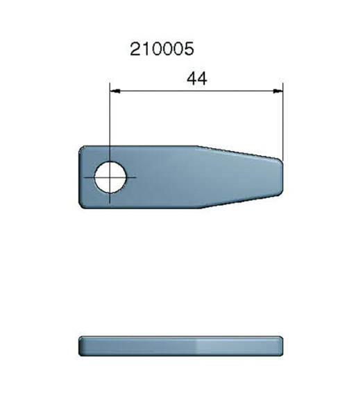 Roca rigel kort RF, 2"