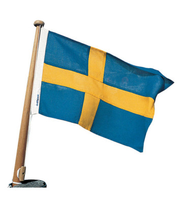 Bådflag polyester Sverige, 70x44 cm