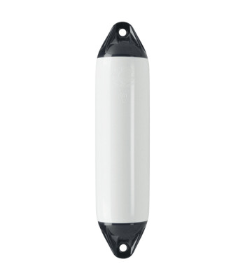 Polyform fender F01 Small hvid/sort top, 130x370mm