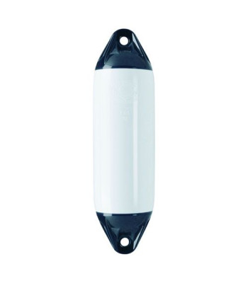 Polyform fender F01 Medium hvid/sort top, 130x465mm