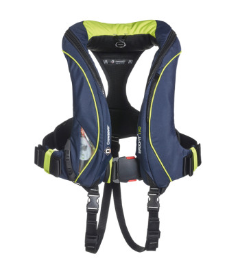 Crewsaver Ergofit+ vest 190N m/D-ring, navy/grøn