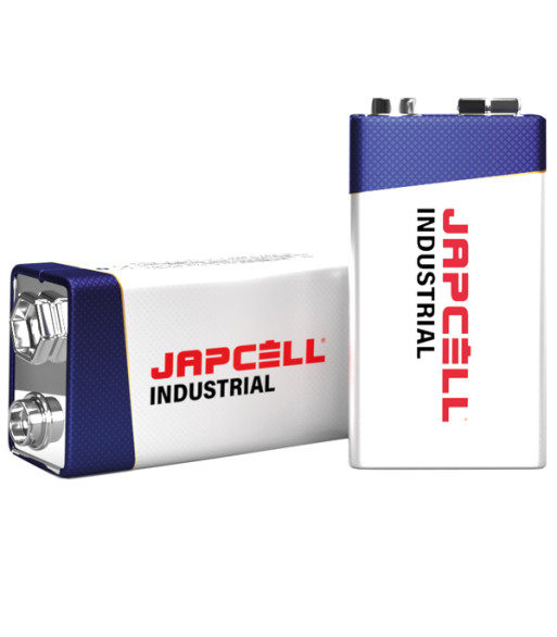 Japcell Industrial batteri 9V / 6LR61, 10 stk