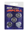 Japcell CR2032 Lithium batteri 3V, 5 stk