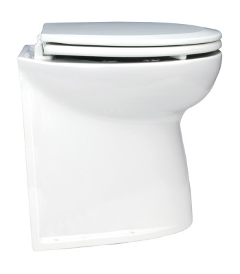 Jabsco toilet ”Deluxe” m/soft close til ferskvand 17", 12V