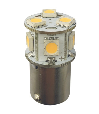 1852 LED bajonet BA15S Ø19x33mm 10-36Vdc, 2 stk