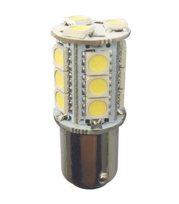 1852 LED lanterne pære BAY15D Ø23x55mm 10-36Vdc, 2 stk