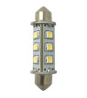 1852 LED lantern pinolpære 42mm 10-36Vdc, 2 stk