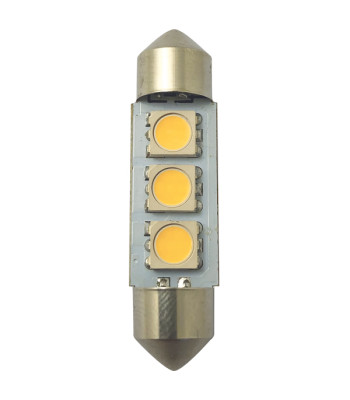 1852 LED pinolpære 37mm 10-36Vdc, 2 stk