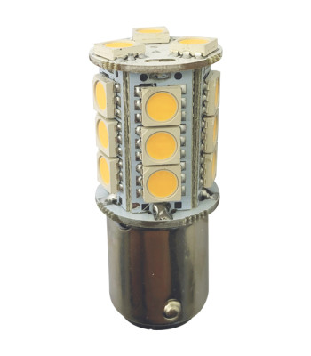 1852 LED pære BA15D Ø23x46,5mm 10-36Vdc, 2 stk