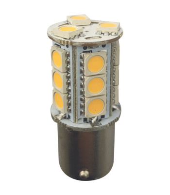 1852 LED pære BA15S Ø23x46,5mm 10-36Vdc, 2 stk