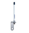 Scout KM-10 VHF antenne m/kabel, vinkelbeslag & stik, 18cm