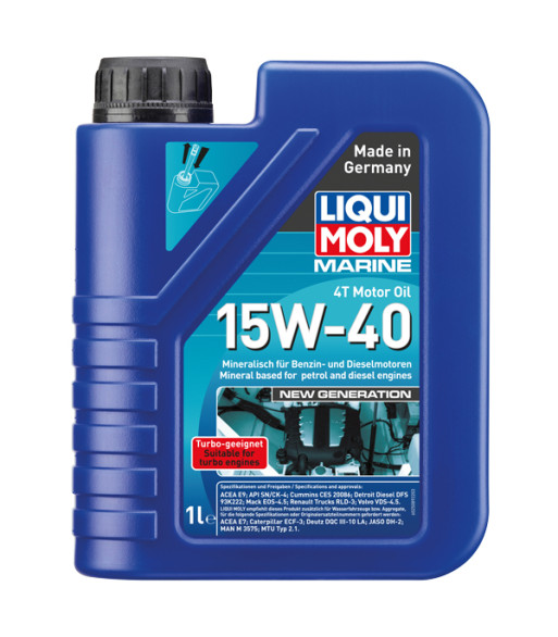 Liqui Moly 4T motorolie 15W-40 New generation, 1L