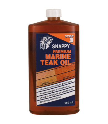 Snappy Premium Teak Oil, 950ml